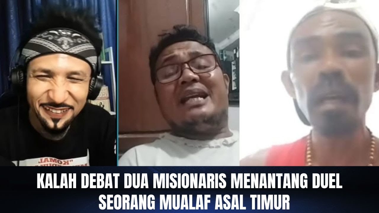 Memalukan.! Kalah Debat Dua Pendeta Malah Menantang Duel Seorang Mualaf.. 