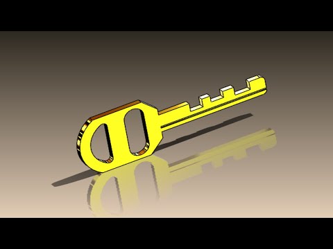 「DESIGN 15」 HOW TO DRAW A KEY - SOLIDWORKS