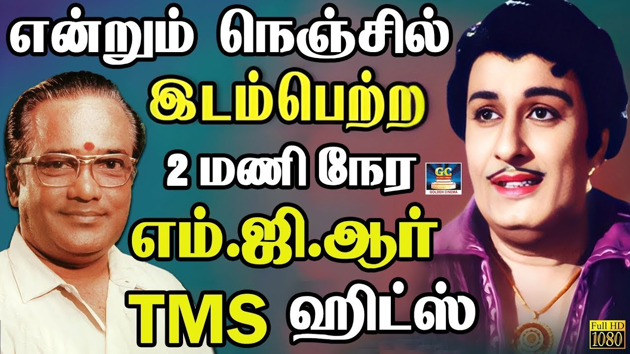 நெஞ்சில் இடம்பெற்ற MGR யின் தேவகானம் | இதுவரை காணாத அளவில் | All Time Super Hits of MGR - TMS Songs