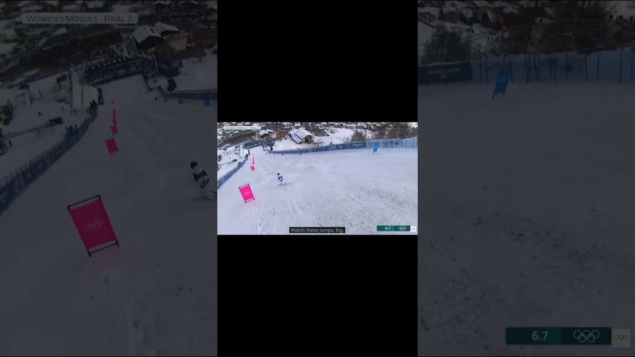 Liz Lemley wins moguls gold