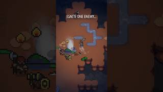 Fire spreads between units in Lands of Fury 🔥Luckily water can put it out 💧#indiegame #arpg