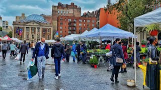 New York City Live Walking Tour in Manhattan from Bryant park to Union Square (October 28, 2020)