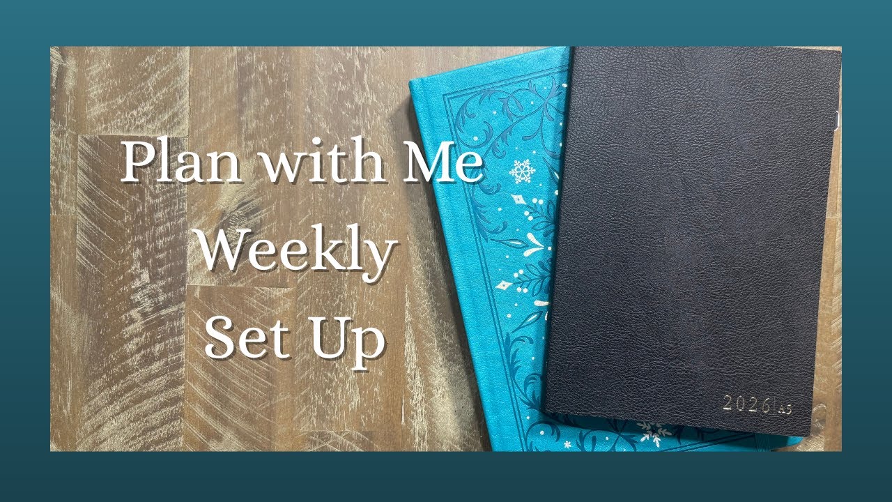 Plan with me weekly setups using Cocoa Daisy and Simply Gilded subscriptions