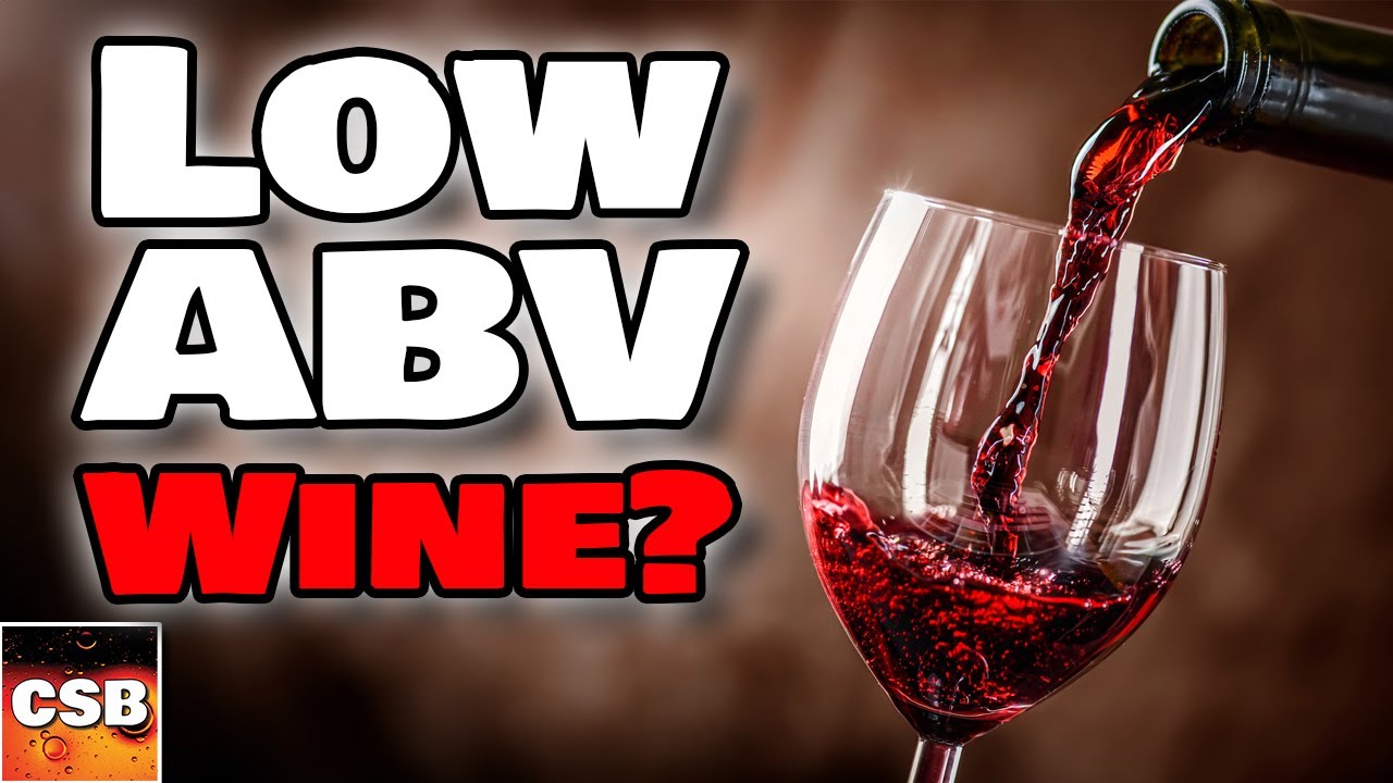 LOW ALCOHOL Wine? Any GOOD? YouTube