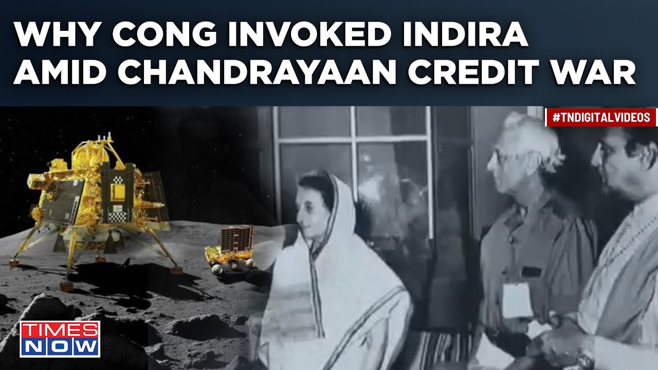 Congress Cites Indira Example Amid Chandrayaan-3 Credit War, Slams Pm-Scientists Meet| BJP Hits Back
