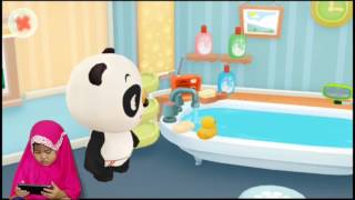 Dr. Panda Bath time | android game | sangat menyenangkan screenshot 1