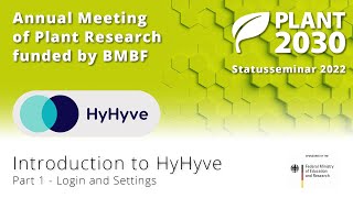 Introduction to HyHyve 1 - Login and Settings