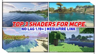 TOP 3 BEST SHADERS FOR MINECRAFT PE 1.19 | SHADER MCPE 1.19