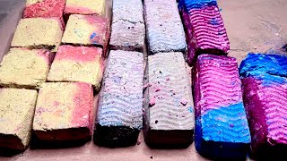 Ombrés and Greys, everything in between | ASMR Relaxation Gym Chalk Crush 