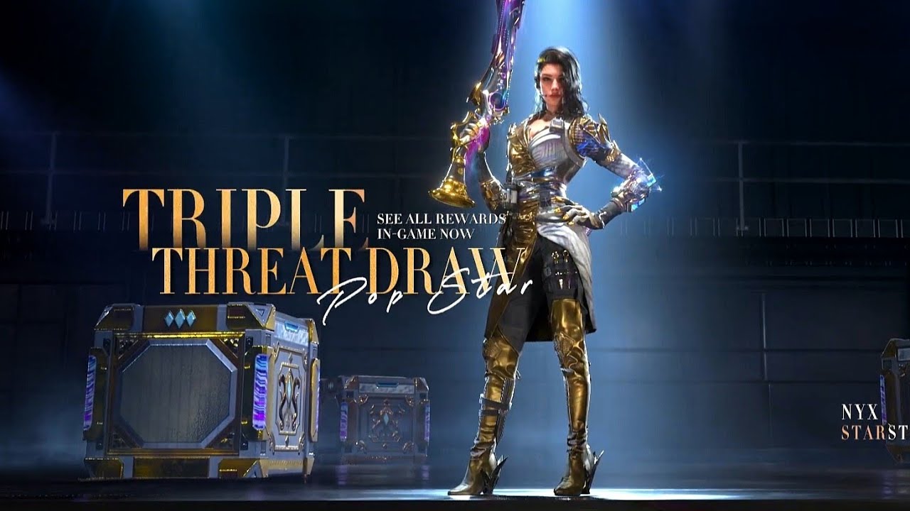 Buying Full TRIPLE THREAT DRAW🎖️ Legendary HS0405- Songstress, Legendary Nyx StarStruck CODM 2x CP