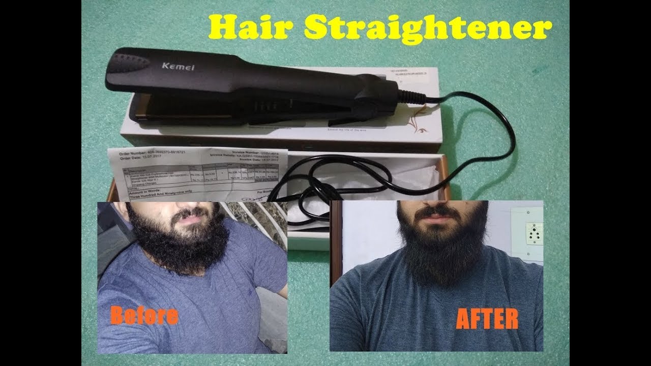 Best Hair Straightener for Personal Use Kemei KM329 Unboxing YouTube