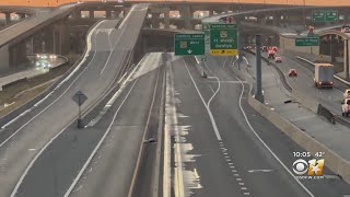 Why were many North Texas highways still closed after last week's ice storm?