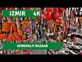 Izmir 2021 Kemeralti Bazaar Walking Tour 24 November 2021|4k UHD 60fps