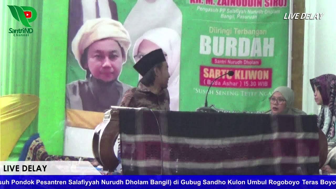 LIVE DELAY Rutinan Kitab Sulam Taufiq oleh Al Mukarrom Kyai M.Zainudin | Gubug SANDHO Rogoboyo