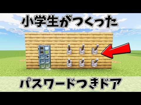 [Integrated Version] How to Make a Super Easy Password-Protected Door [Minecraft, Female, Archite...