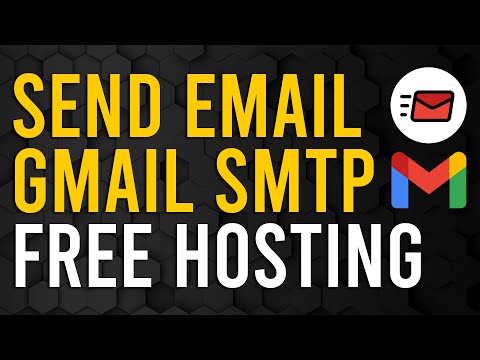 SEND EMAIL using GMAIL SMTP on a FREE HOSTING SERVER