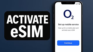 How To Activate O2 eSIM