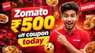 🍔🔥 Zomato Coupon Code Today 💰 Get ₹500 OFF Instantly | Latest Zomato Offers, Promo codes screenshot 4