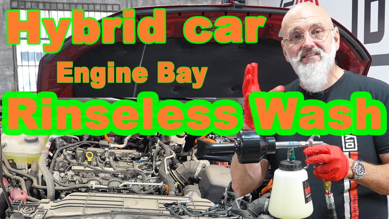 Washing a Hybrid Engine Bay made easy. 