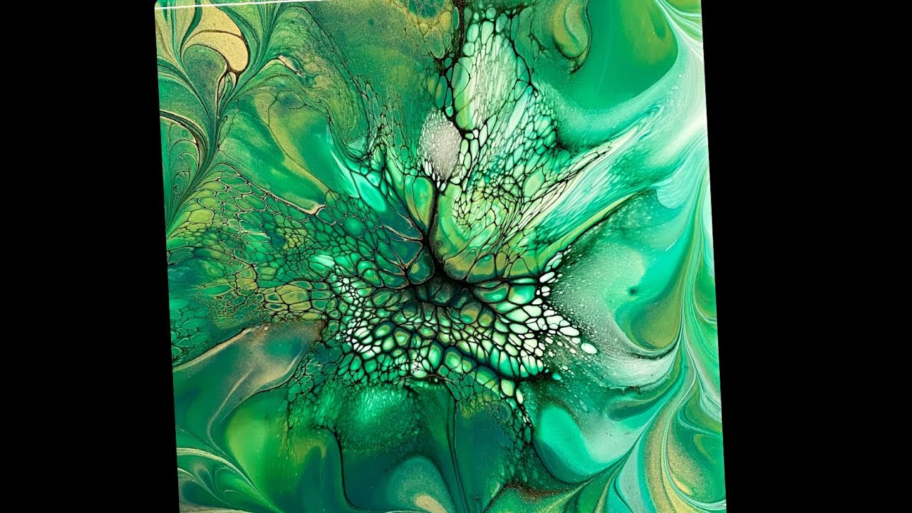 (1044) Awesome Bloom Technique, Paint Pouring - YouTube