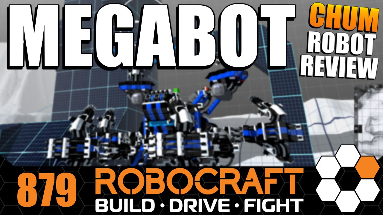 Robocraft Chum Review Mega Mech SCAFFOLDING MEGABOT by Homer1315