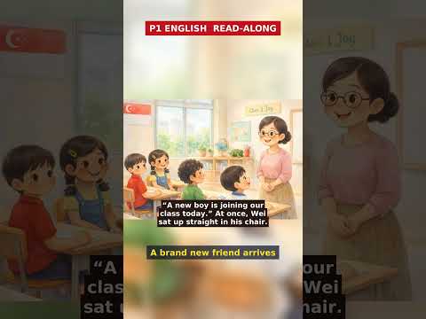 A brand new friend arrives 💛 P1 English Story #Shorts