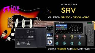 SRV style VALETON GP-200 GP-100 GP-5 Guitar presets and NAM by Liveplayrock #liveplayrock #valeton