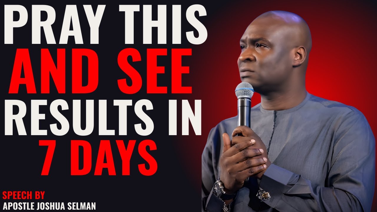 THE SUNDAY PRAYERS OPEN THE NEXT SUNDAY BY APOSTLE JOSHUA SELMAN