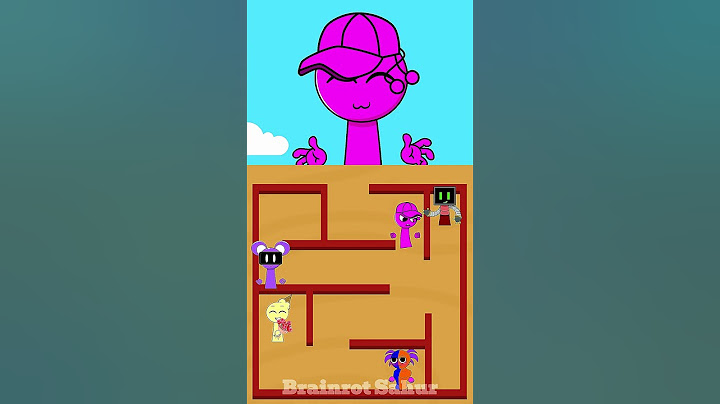 🌀 Maze Challenge! Can Pinki Escape Before It’s Too Late?! | Incredibox Sprunki #shorts