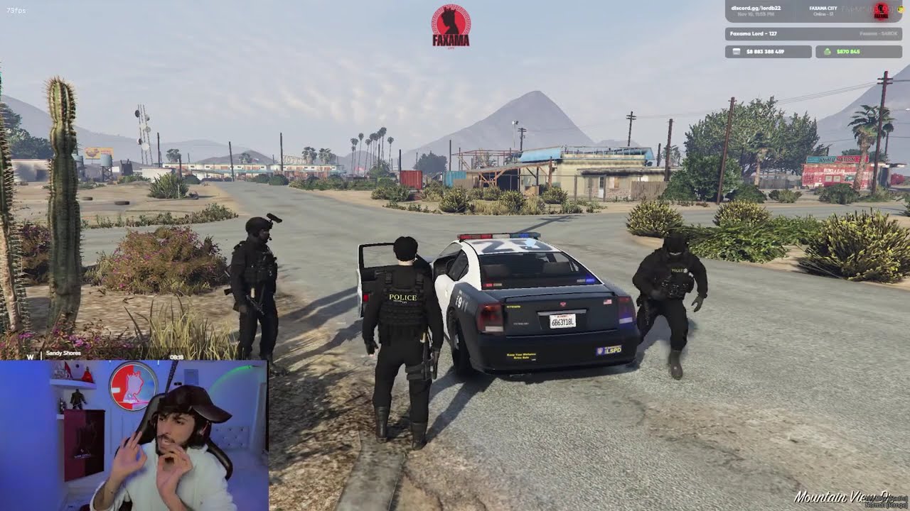 پوليس و گرتنا تاوانبارا GTA FIVEM