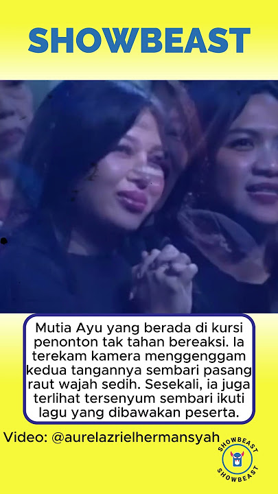 Reaksi Mutia Ayu Saat Lagu Glenn Dinyanyikan #indonesianidol #mutiaayu #glennfredly