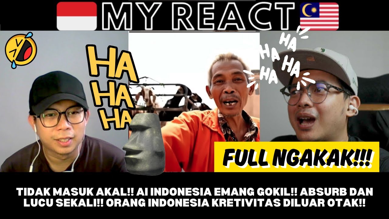 TIDAK MASUK AKAL!! Ai indonesia emang gokil!! absurb dan lucu sekali!!