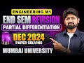 END SEM Revision | Partial Differentiation – Paper Solving 2024 | Mumbai University