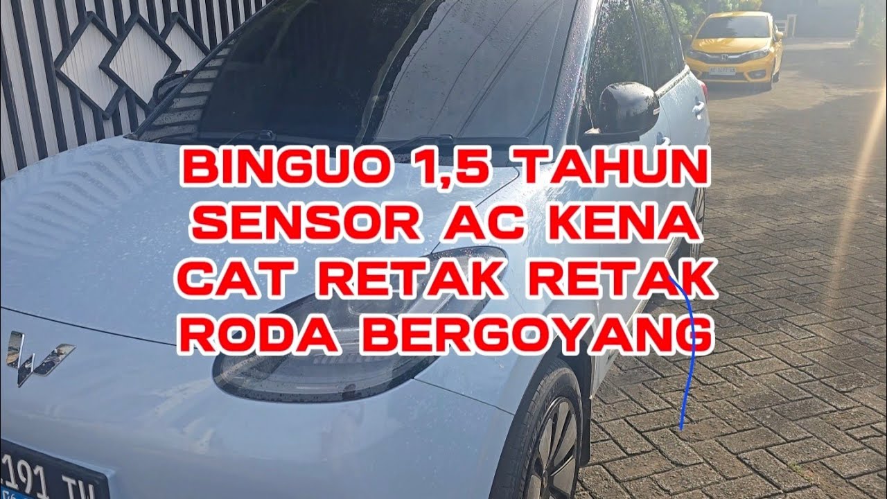 WULING BINGUO 1,5 TAHUN. SENSOR AC KENA, CAT PECAH PECAH RODA BERMASALAH