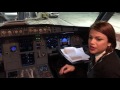 Avianca A321 Flight Deck visit at LAX female pilot