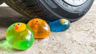 Crushing Crunchy & Soft Things by Car! - Squishy, Duck Toy, Eggs Toy, Glitter Ball screenshot 4