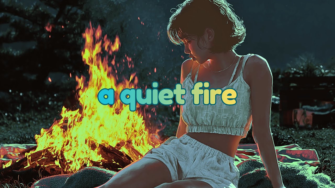 Dreamania — a quiet fire at night