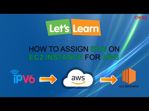 How to ASSIGN IPV6 in EC2 INSTANCE.