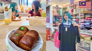 マレーシアでママ友とカフェ&インド街巡り｜民族衣装サリーでおそろコーデデートVlog/Exploring Café & Little India in Malaysia Saree Date