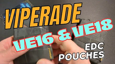 VE16 & VE18 | Viperade VE Series EDC Pouches Explained: Episode 11.   @Viperadeedc