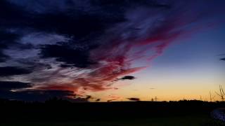 Burning Sky - Switzerland - Timelapse 4k