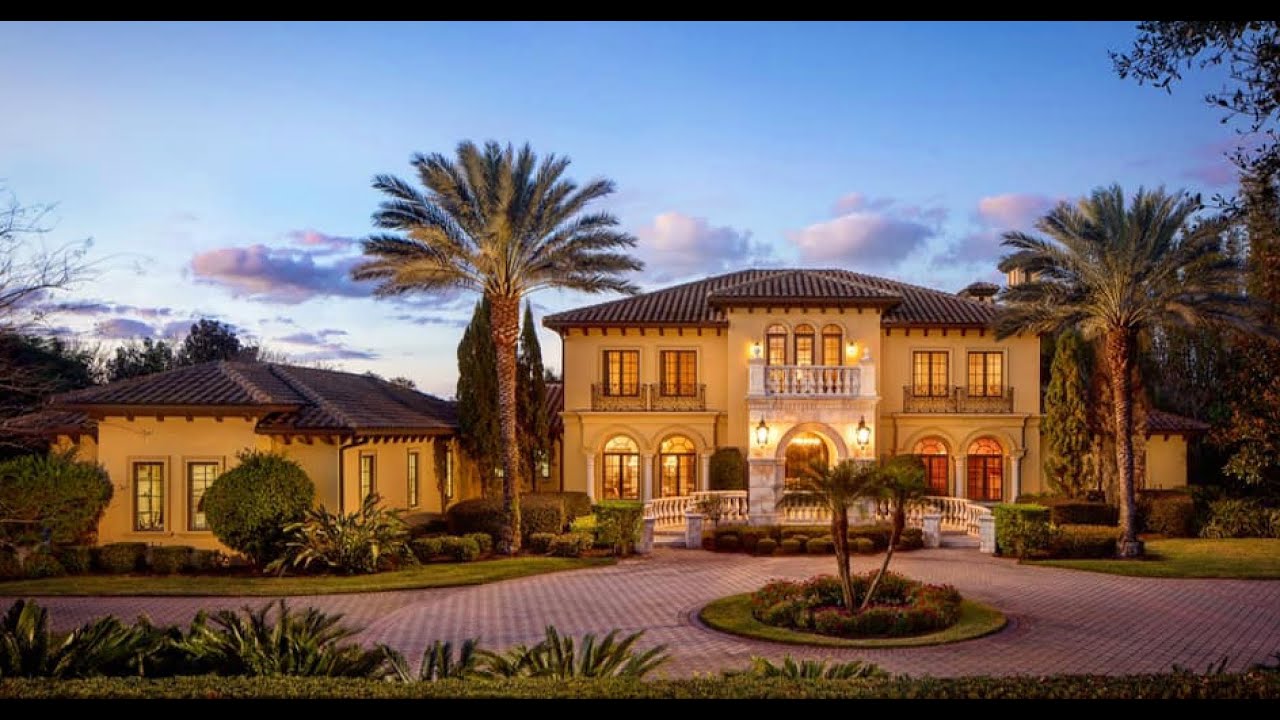 11127 Bridge House Rd, Windermere, FL 34786 Lakefront Mansion YouTube