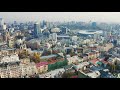Летний Киев в 4К. Город Киев с высоты птичьего полета летом. Киев с дрона в 4К.