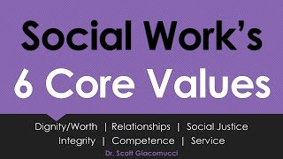 Social Work's 6 Core Values: NASW Code of Ethics