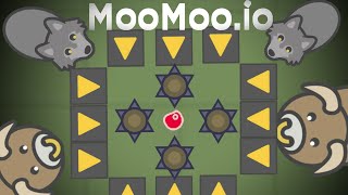 MooMoo.io - New Update! - Desert Raiding and Big Bull Attacks! - Let's Play  MooMoo.io Gameplay 