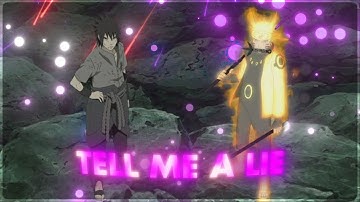 Naruto Shippuden "iconic duo" - TELL ME A LIE [EDIT/AMV] 200 edit🔥