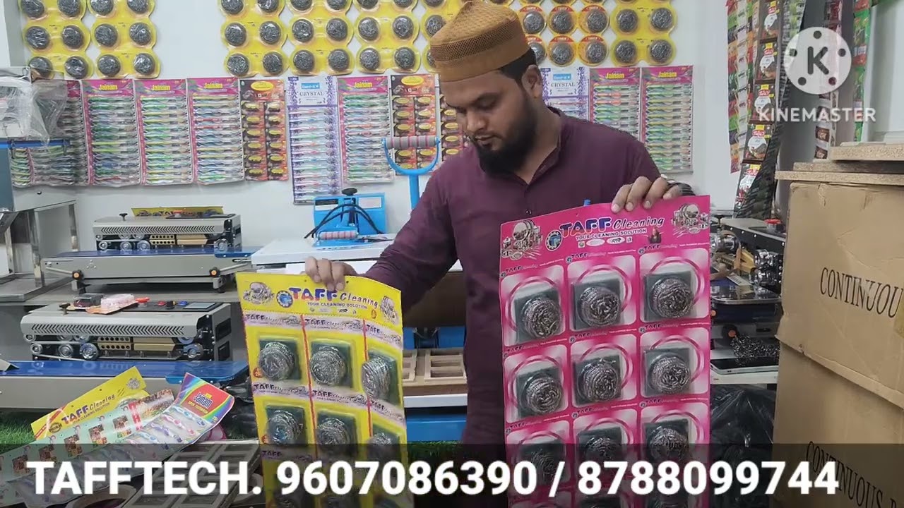 Scrubber Toothbrush Masala Blister Packing Machine Nagpur Maharashtra #newbusinessidea