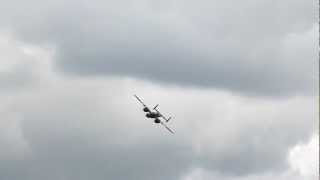 Awesome Loud Flyover B-25D GRUMPY !!