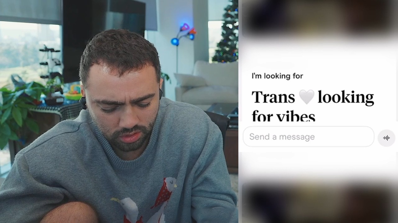 Mizkif gets only trans matches on Hinge 💀