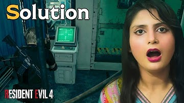 Resident Evil 4 Remake Dissection Puzzle Electronic Lock Terminal Puzzle Solution Assisted Standard